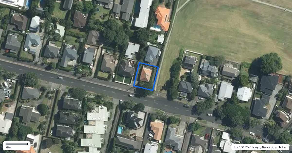 Property context map for 130 Riddell Road, Glendowie, Auckland