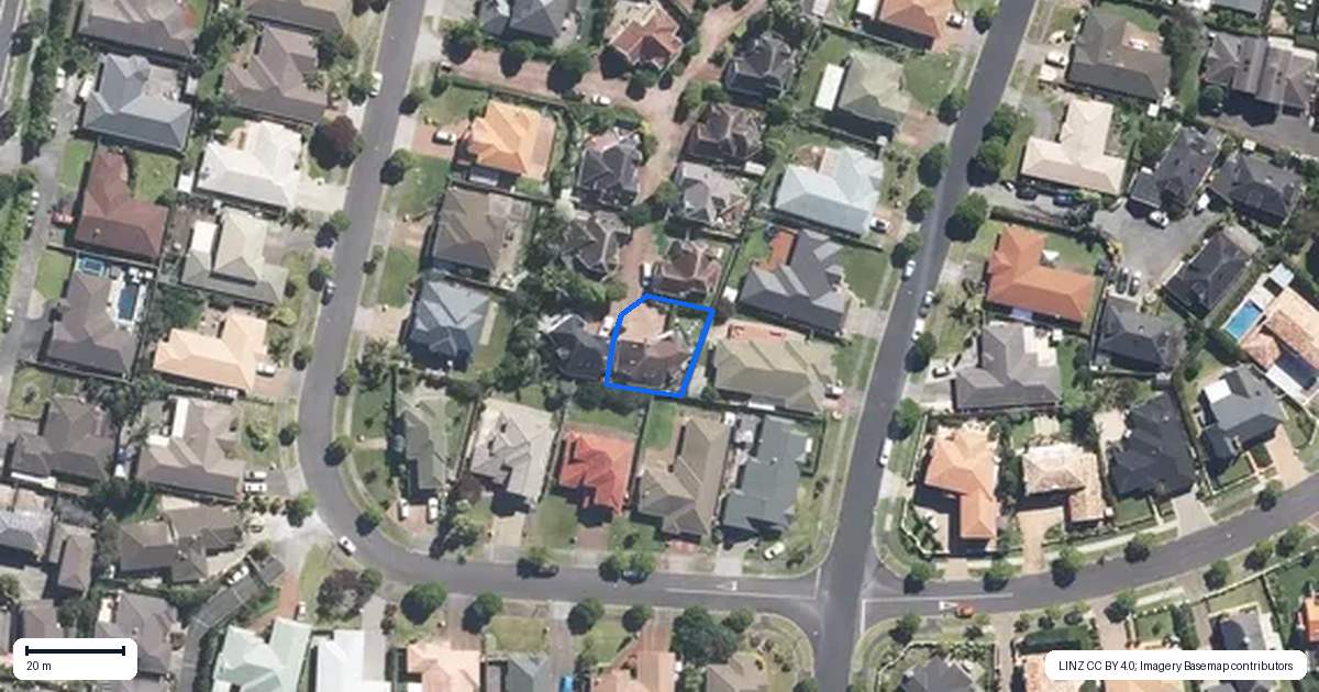 Property context map for 19I Claremont Way, East Tamaki Heights, Auckland
