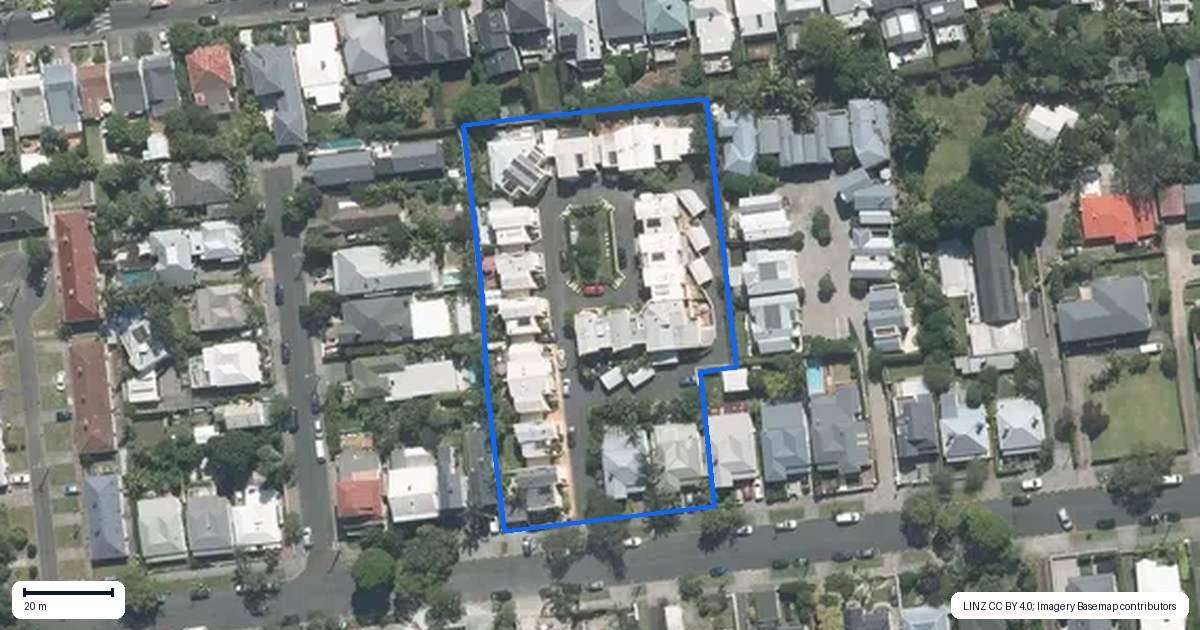 Property context map for 81B Vermont Street, Ponsonby, Auckland