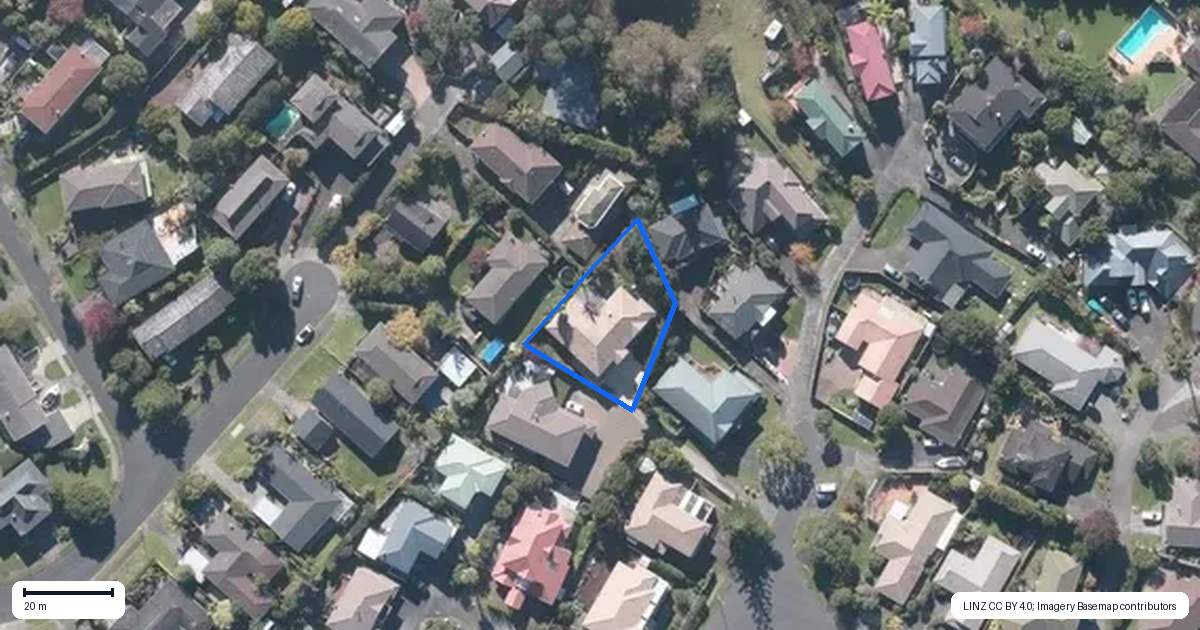 Property context map for 22 Westview Court, Somerville, Auckland