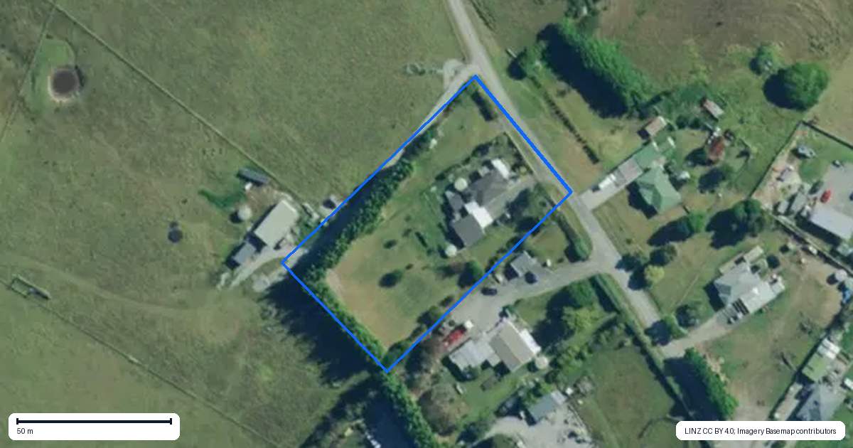 Property context map for 25 Dodds Road, Kaitaia