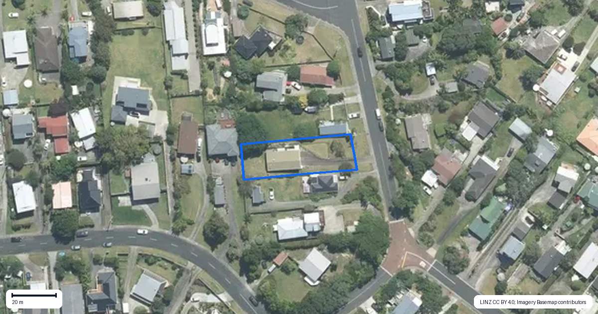 Property context map for 8 Kauri Road, Stanmore Bay, Whangaparaoa