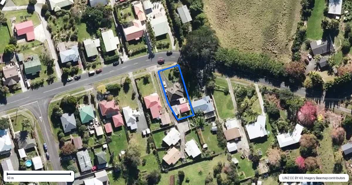 Property context map for 71 Church Road, Kaitaia