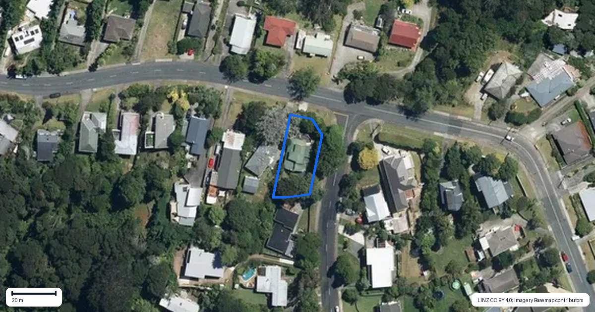 Property context map for 1A Autumn Avenue, Glen Eden, Auckland