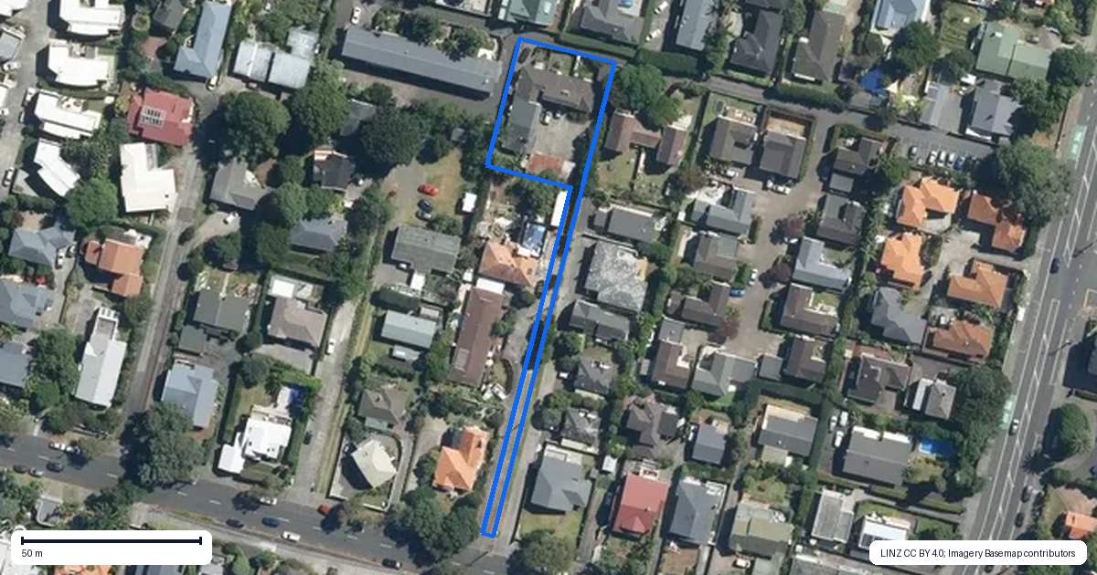 Property context map for 5/63A Landscape Road, Mount Eden, Auckland