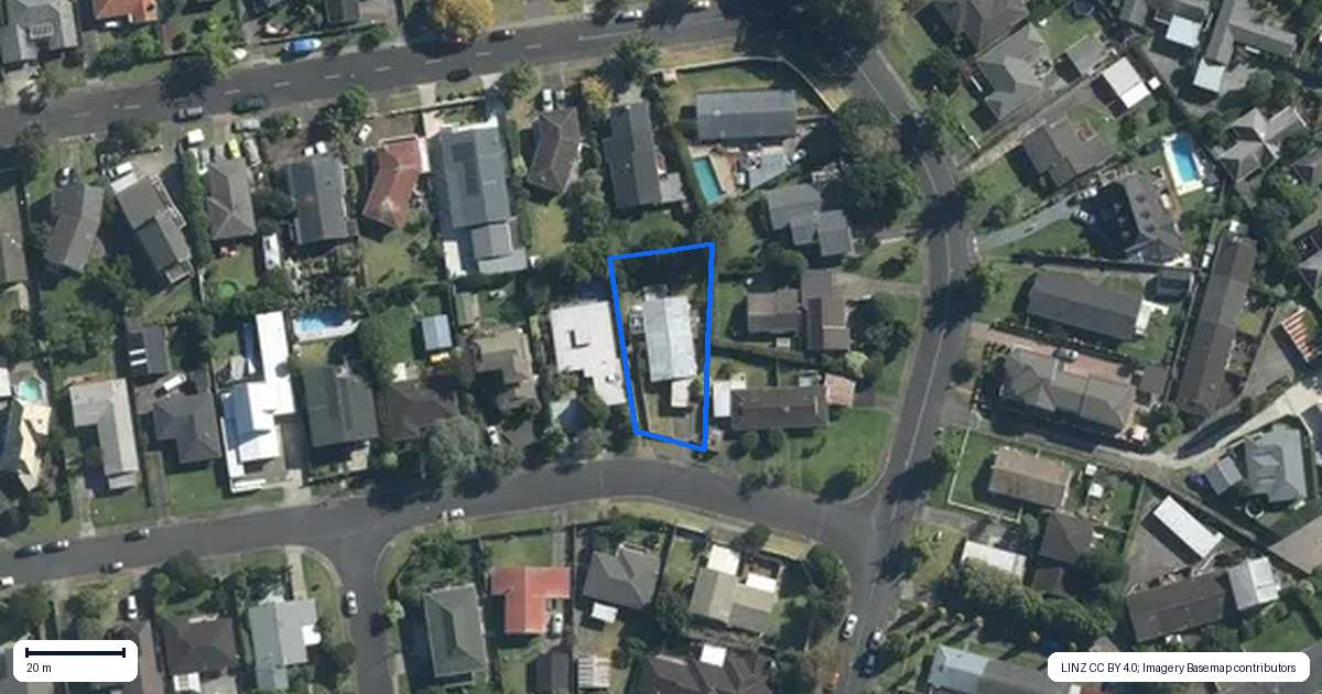 Property context map for 1B Innisfree Drive, Ellerslie, Auckland