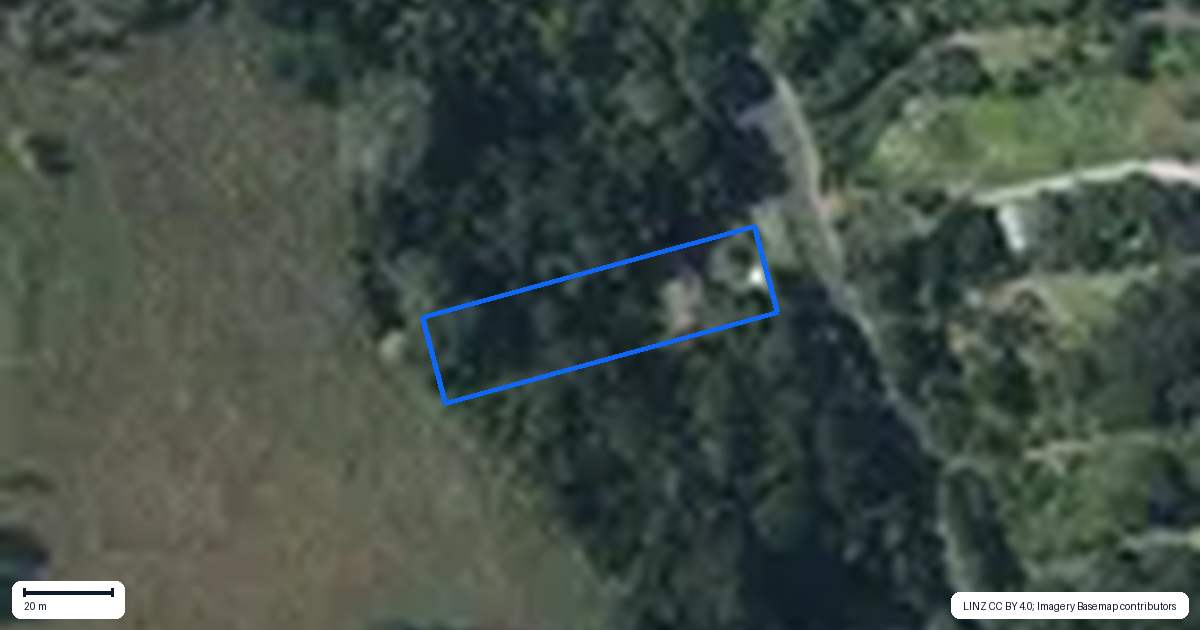 Property context map for 1 Wilma Road, Ostend, Waiheke Island