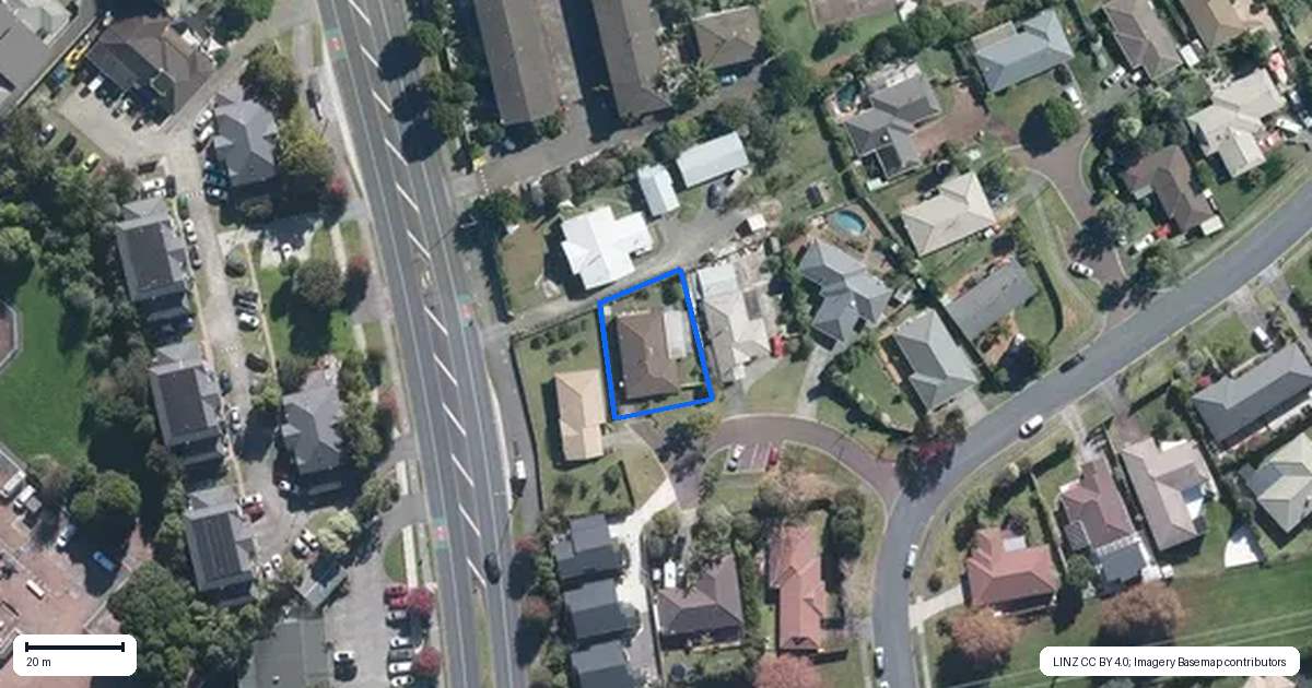 Property context map for 7 Harvard Place, Albany, Auckland