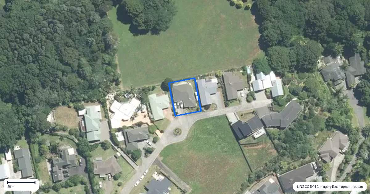 Property context map for 50 Carlton Road, Pukekohe