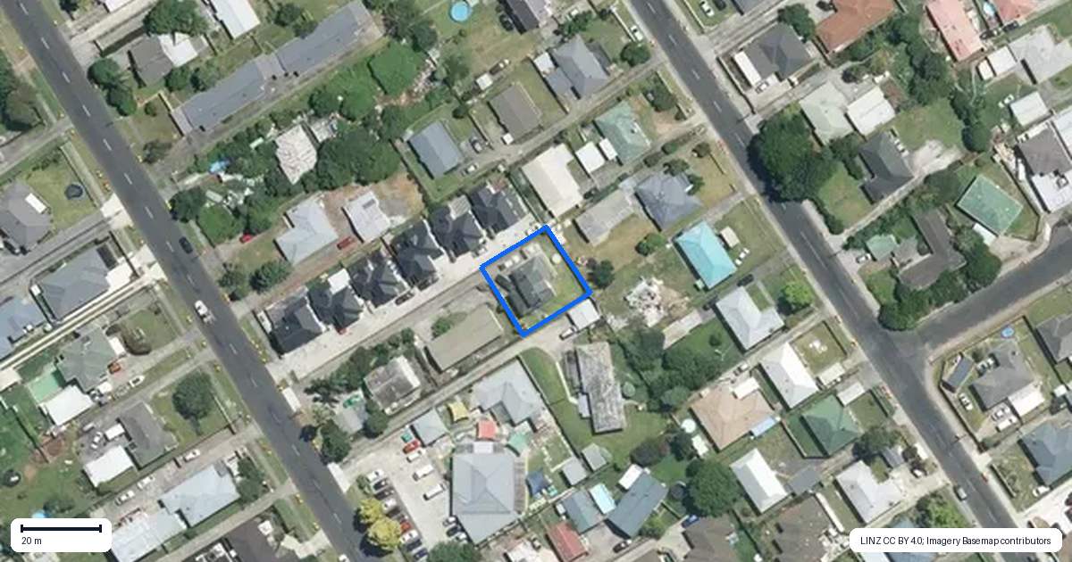 Property context map for 18B Kelvin Road, Papakura