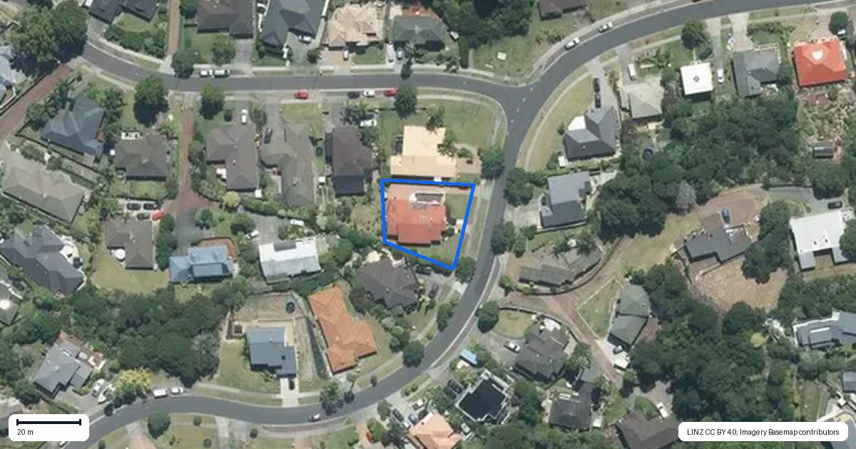 Property context map for 39 Kate Sheppard Avenue, Torbay, Auckland