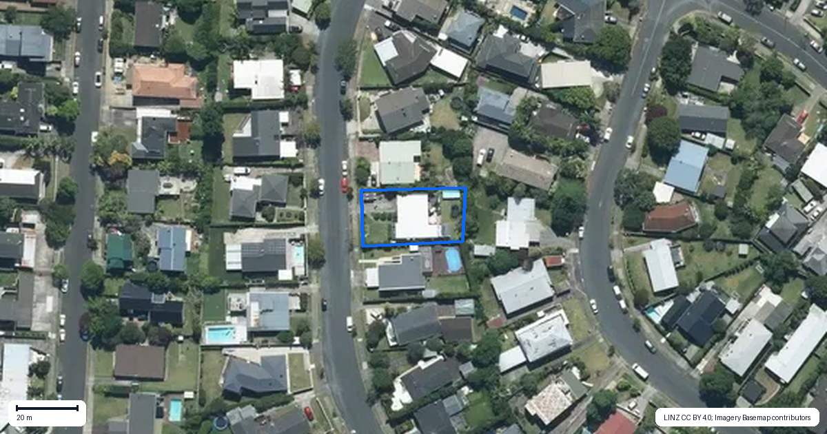 Property context map for 12 Ripon Crescent, Meadowbank, Auckland