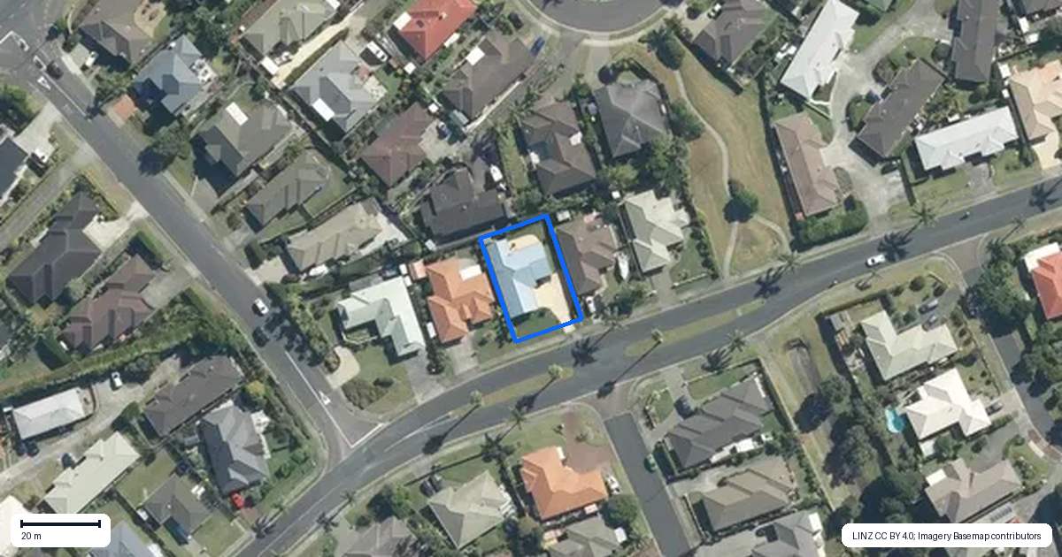 Property context map for 108 Lakeside Drive, Orewa