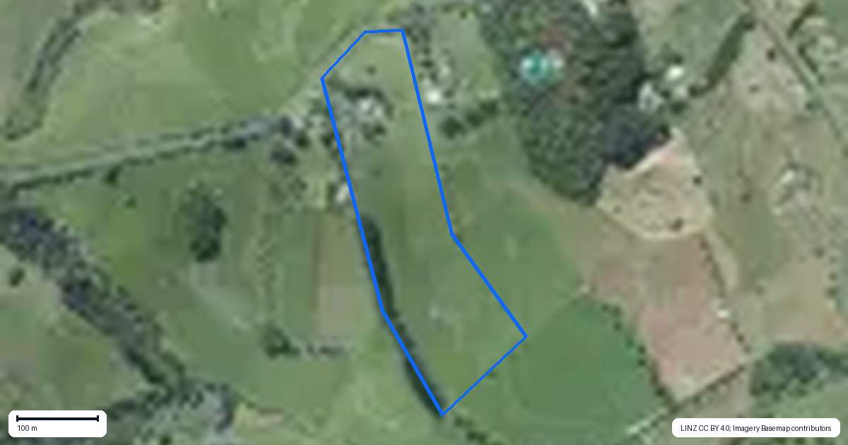 Property context map for 377 Ostrich Farm Road, Pukekohe