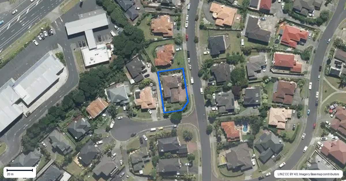 Property context map for 1 Errigal Close, Pinehill, Auckland