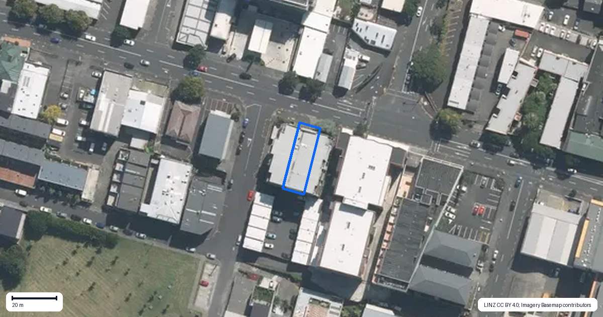 Property context map for 5B/121 Newton Road, Eden Terrace, Auckland