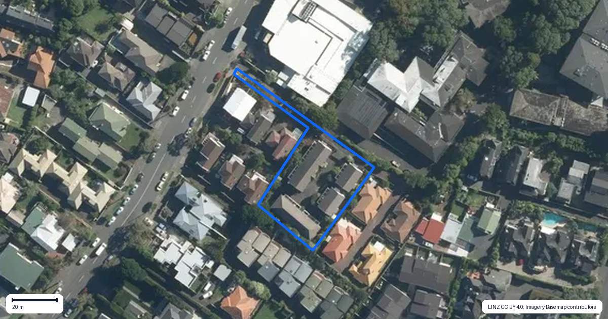 Property context map for 20D Clonbern Road, Remuera, Auckland