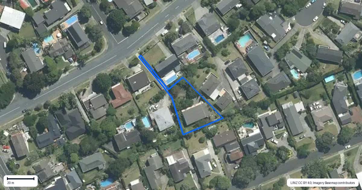 Property context map for 44 Maxwelton Drive, Mairangi Bay, Auckland