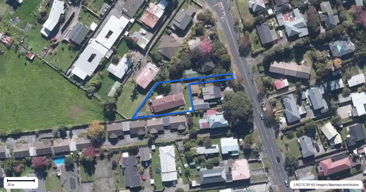 Property context map for 59A View Road, Henderson, Auckland