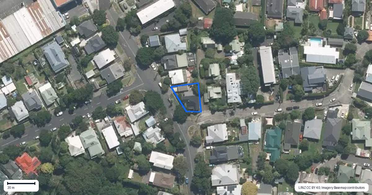 Property context map for 17 Sylvan Avenue West, Mount Eden, Auckland