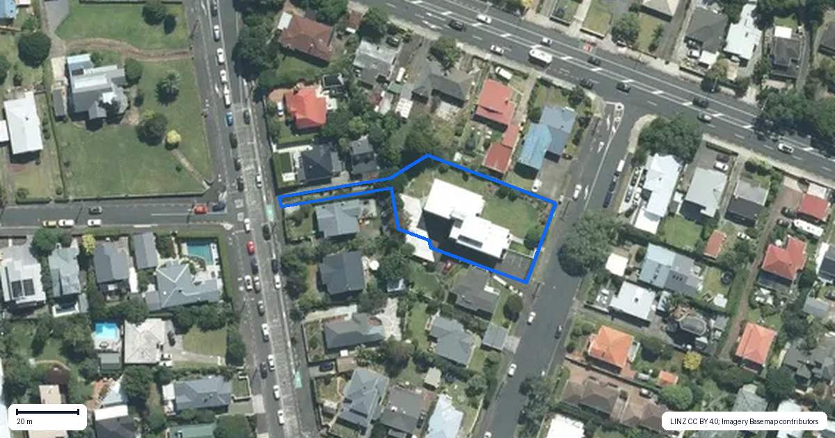 Property context map for 6/6 Bruce Street, Northcote Point, Auckland