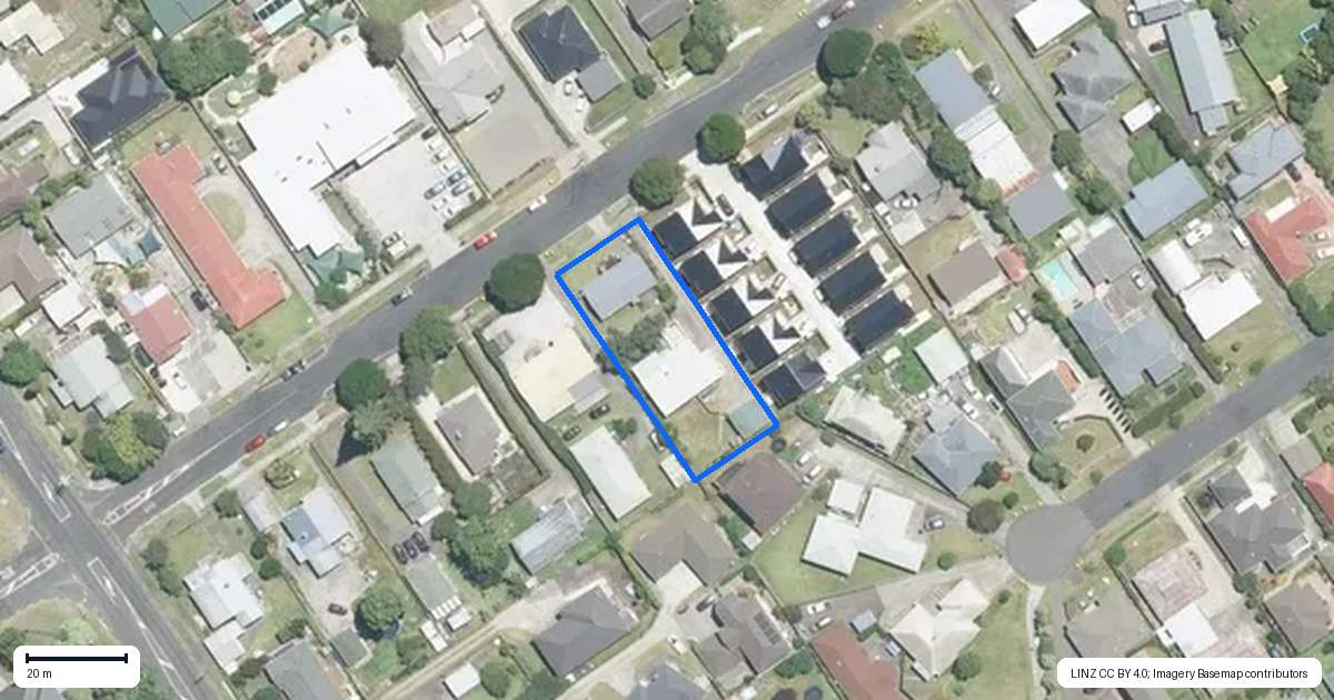 Property context map for 92B Victoria Street, Pukekohe