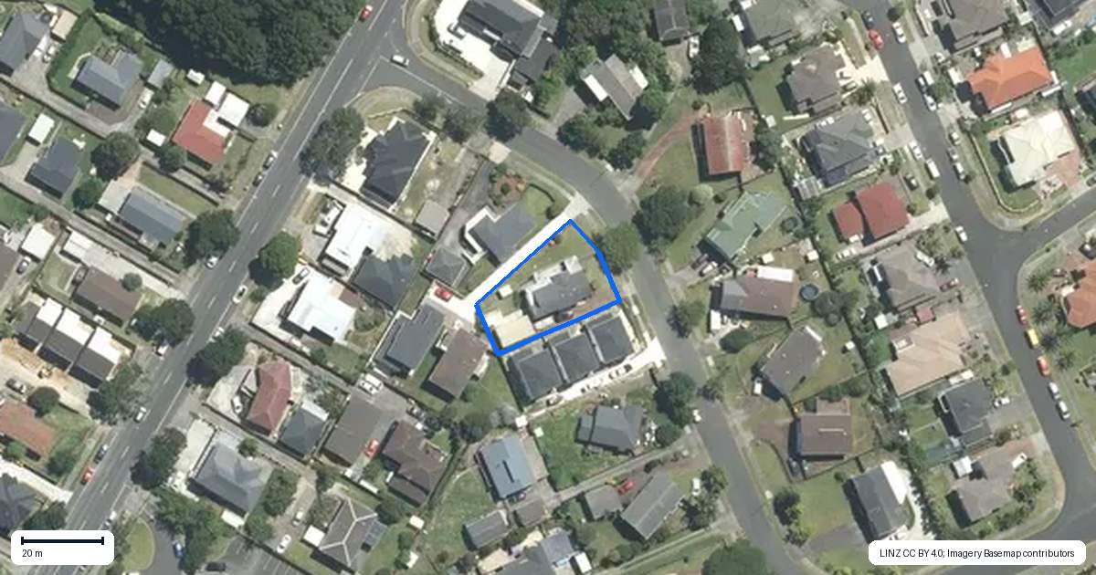 Property context map for 168 Ransom Smyth Drive, Goodwood Heights, Auckland