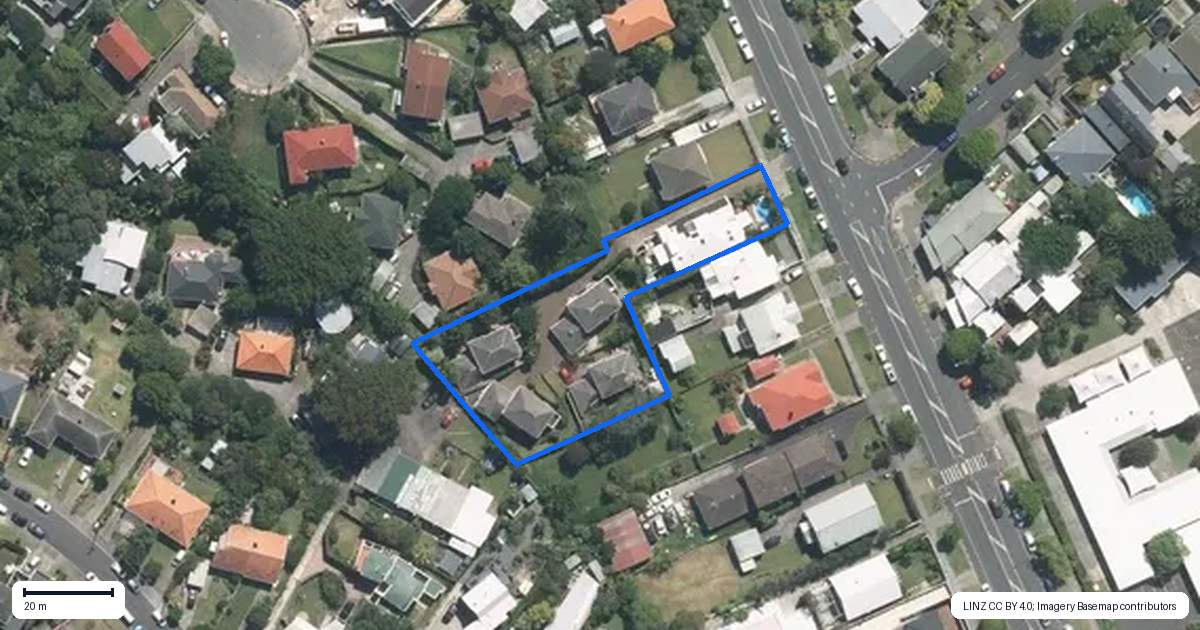 Property context map for 62 Garnet Road, Westmere, Auckland