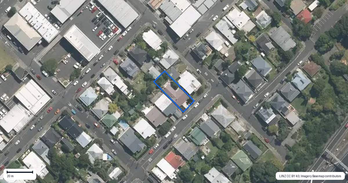 Property context map for 3 Home Street, Grey Lynn, Auckland