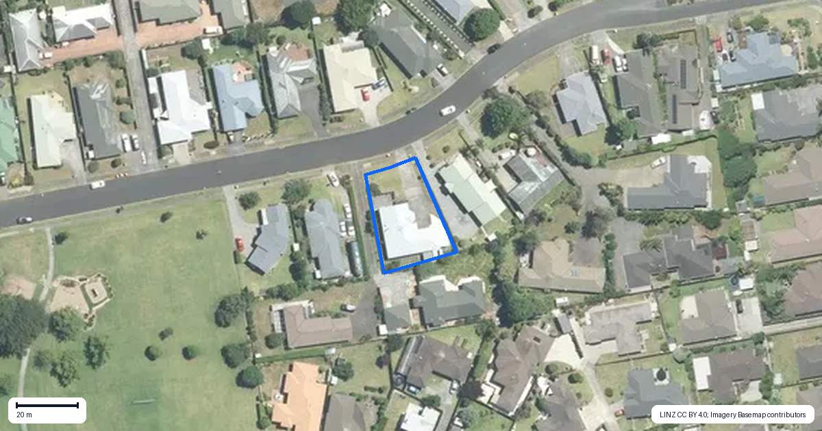 Property context map for 64 O'Connor Drive, Pukekohe