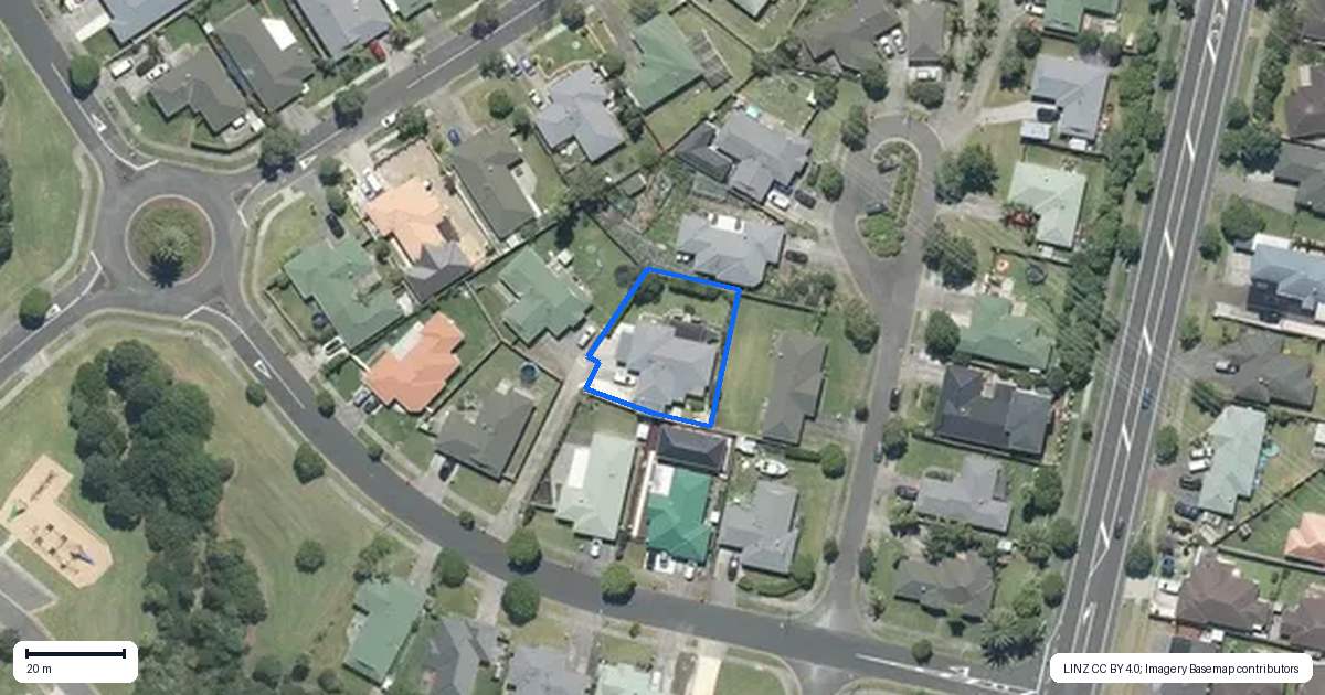 Property context map for 78 Medvale Avenue, Flat Bush, Auckland