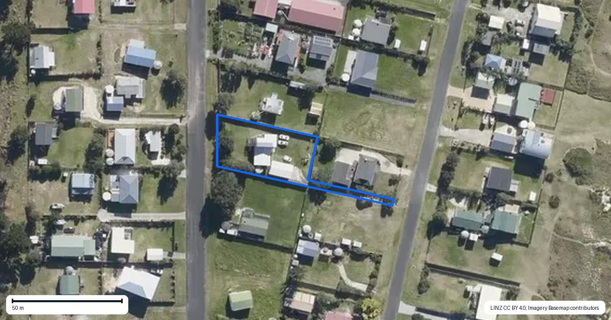 Property context map for 76 Simon Urlich Road, Karikari Peninsula