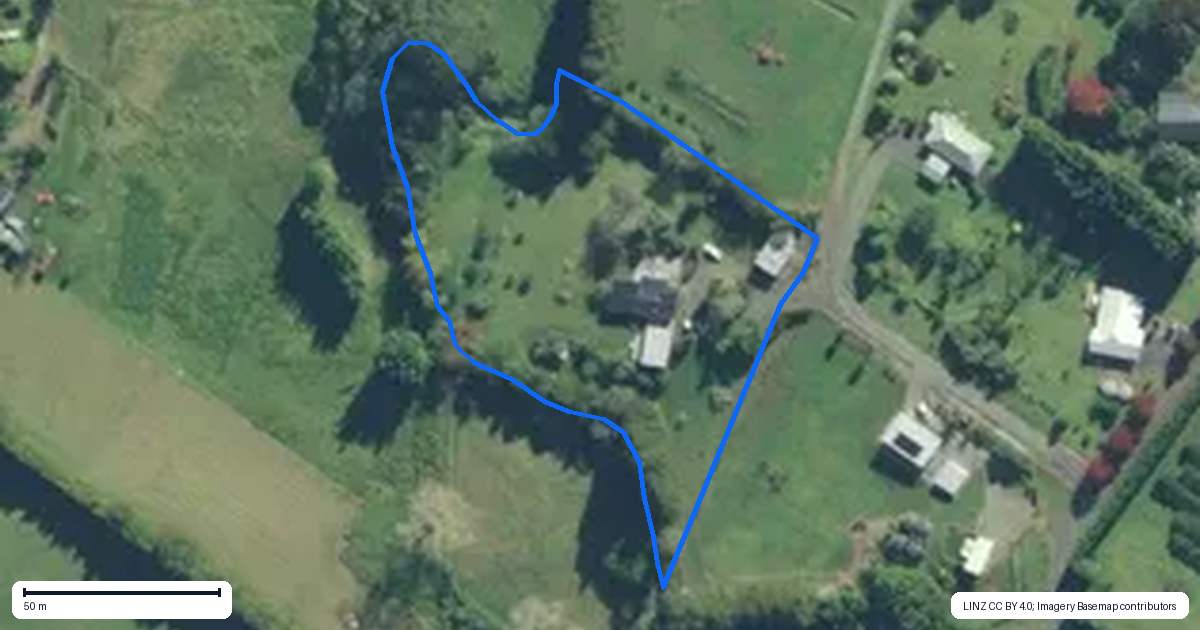 Property context map for 74A Riddell Road, Kerikeri