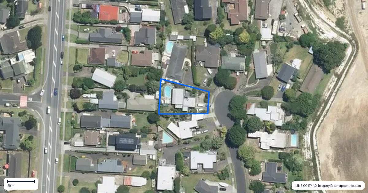 Property context map for 24 Coulthard Terrace, Opaheke, Papakura