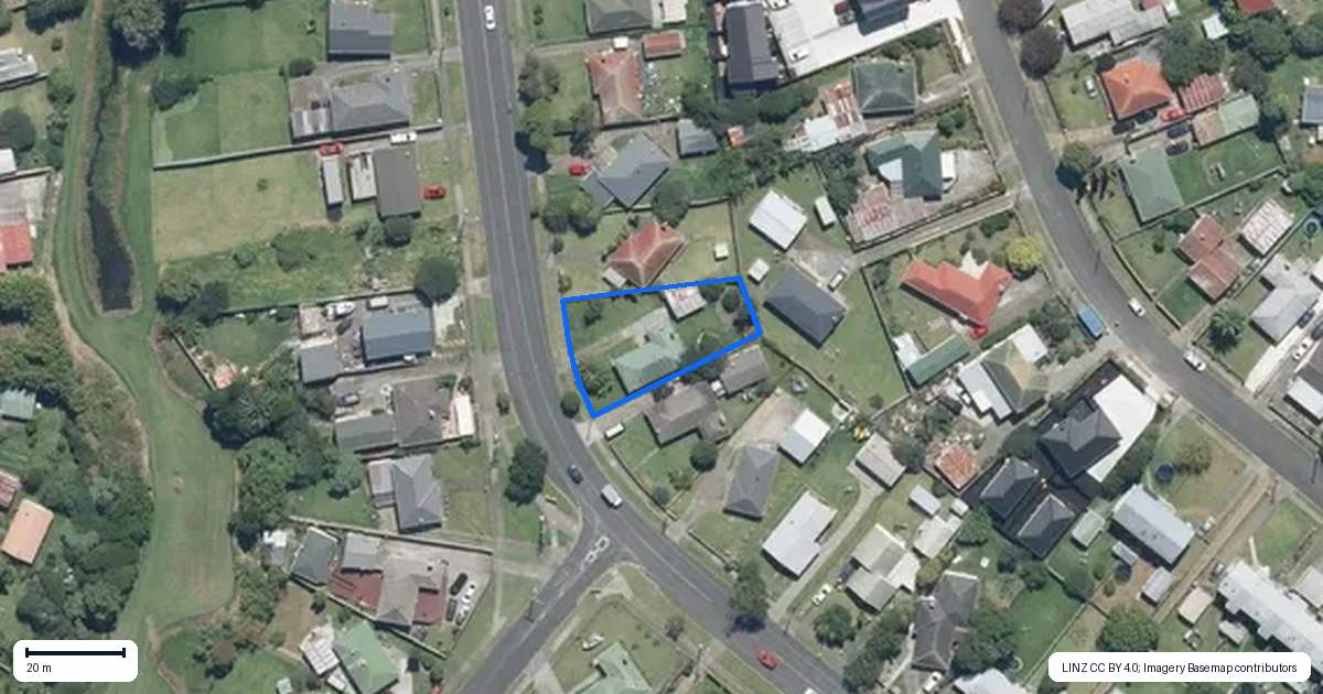 Property context map for 46 Ferguson Road, Otara, Auckland