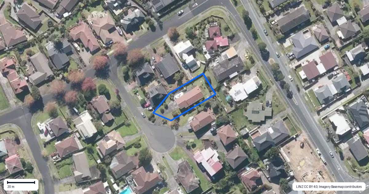 Property context map for 4 Kincraig Place, Highland Park, Auckland