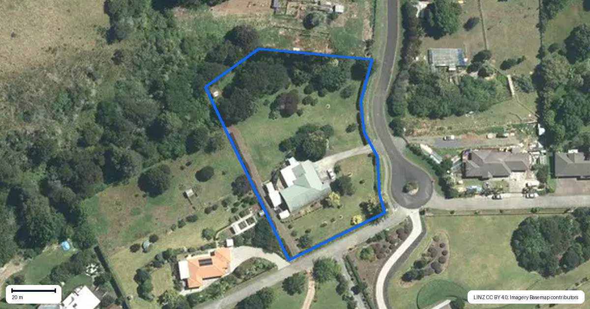 Property context map for 3 Tanah Merah Drive, Papakura