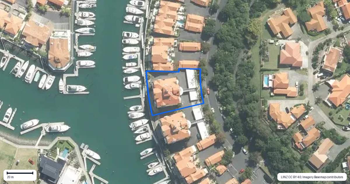 Property context map for 74 Harbour Village Drive, Gulf Harbour, Whangaparaoa