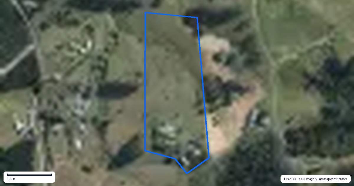 Property context map for 81 Burne Road, Waitoki