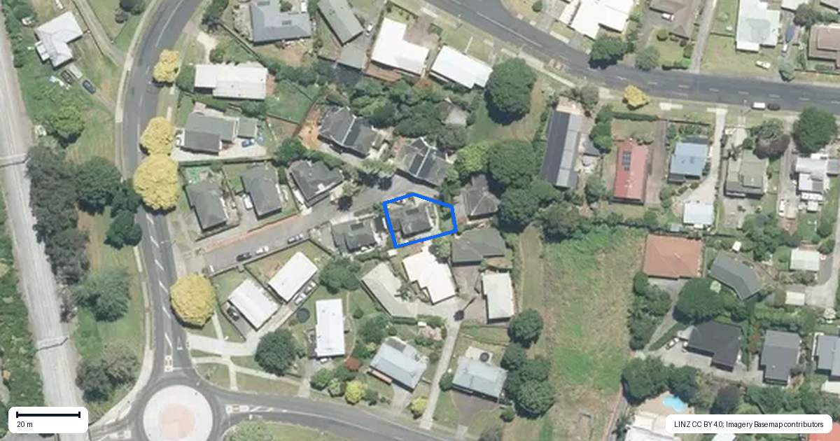 Property context map for 6/15 Cape Hill Road, Pukekohe
