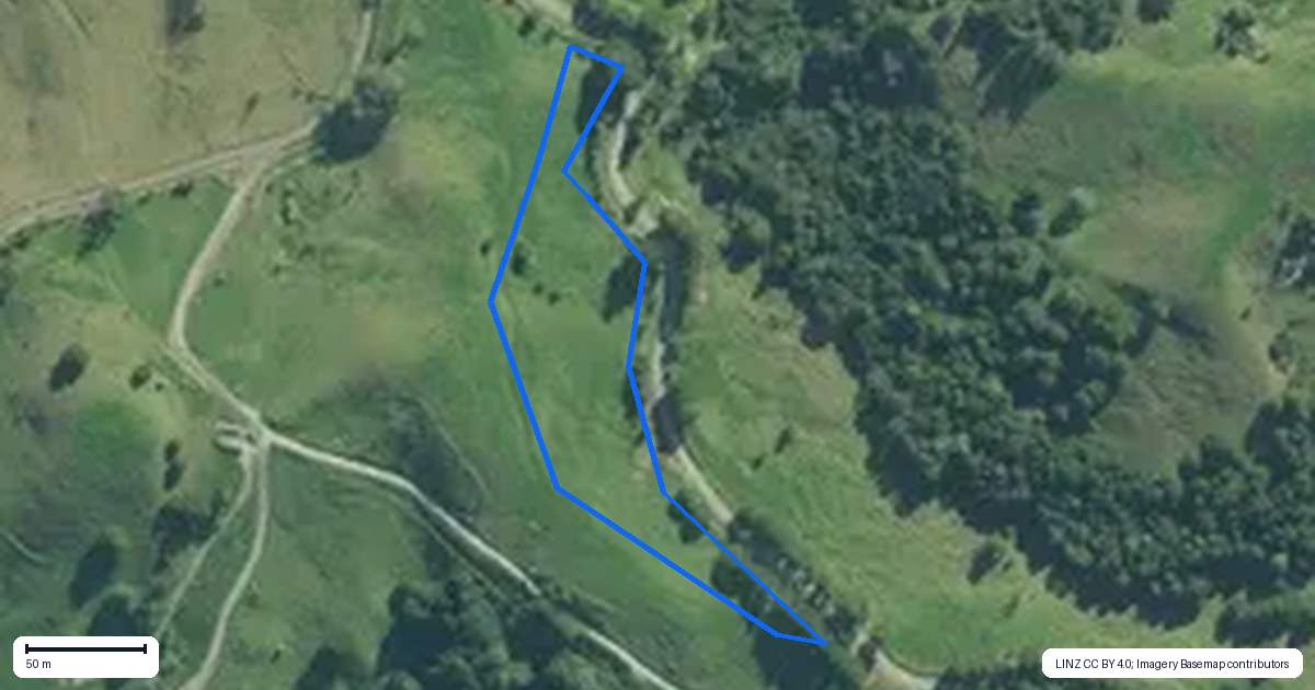 Property context map for 268 Wairere Road, Paparoa