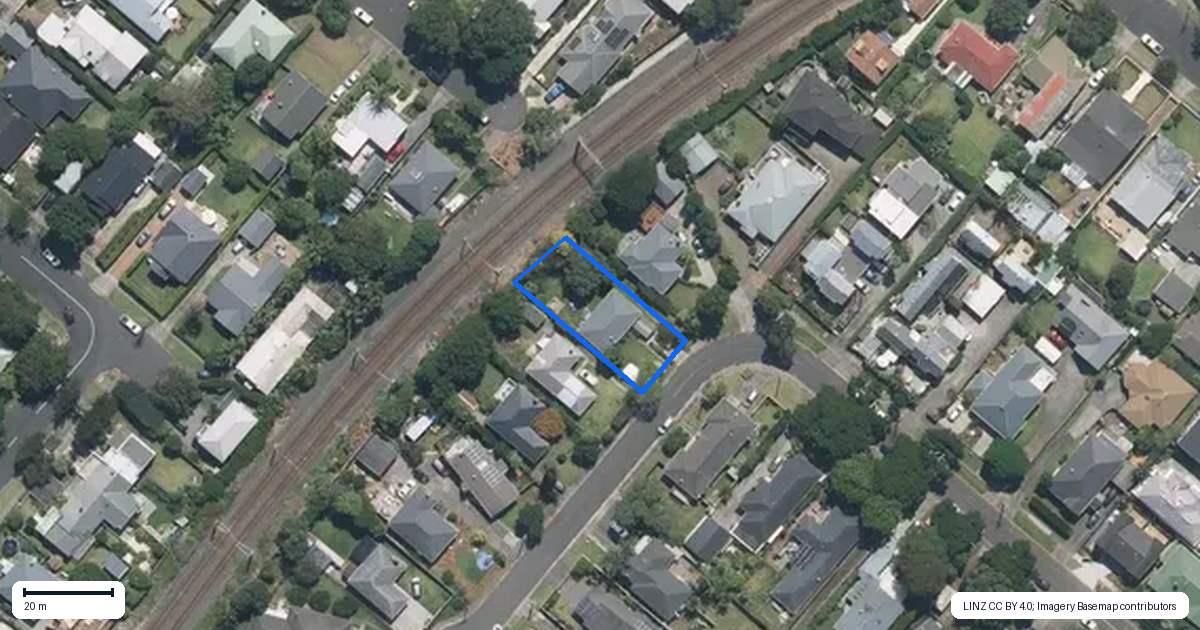 Property context map for 1 Caughey Place, Mount Albert, Auckland
