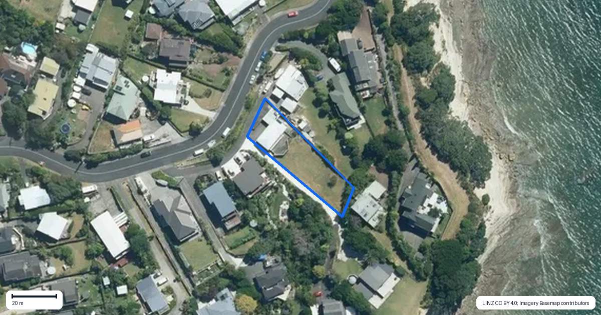Property context map for 71 Swann Beach Road, Stanmore Bay, Whangaparaoa