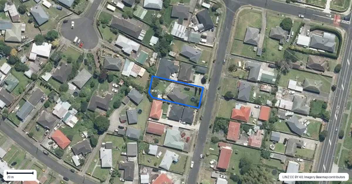 Property context map for 16 Ivon Road, Otara, Auckland