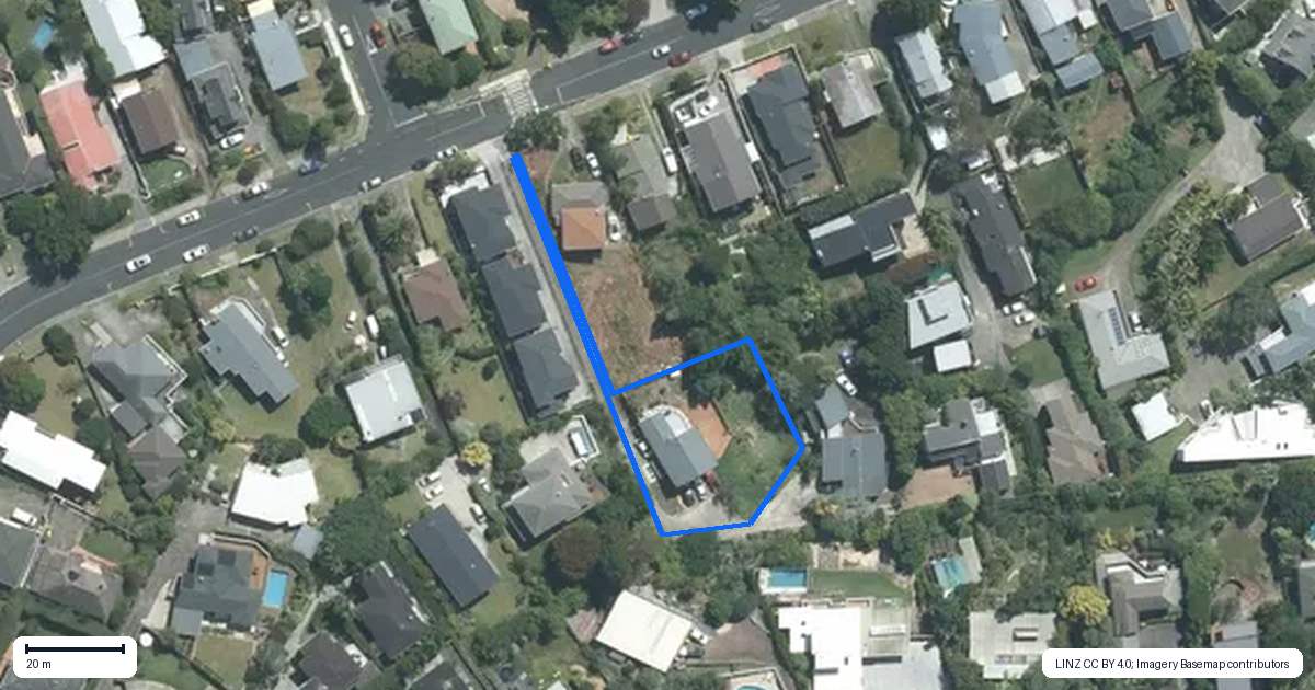 Property context map for 90 Matipo Road, Mairangi Bay, Auckland