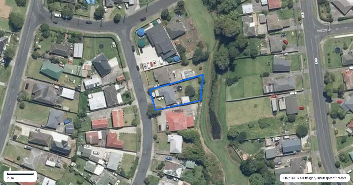 Property context map for 6 Tindall Crescent, Otara, Auckland