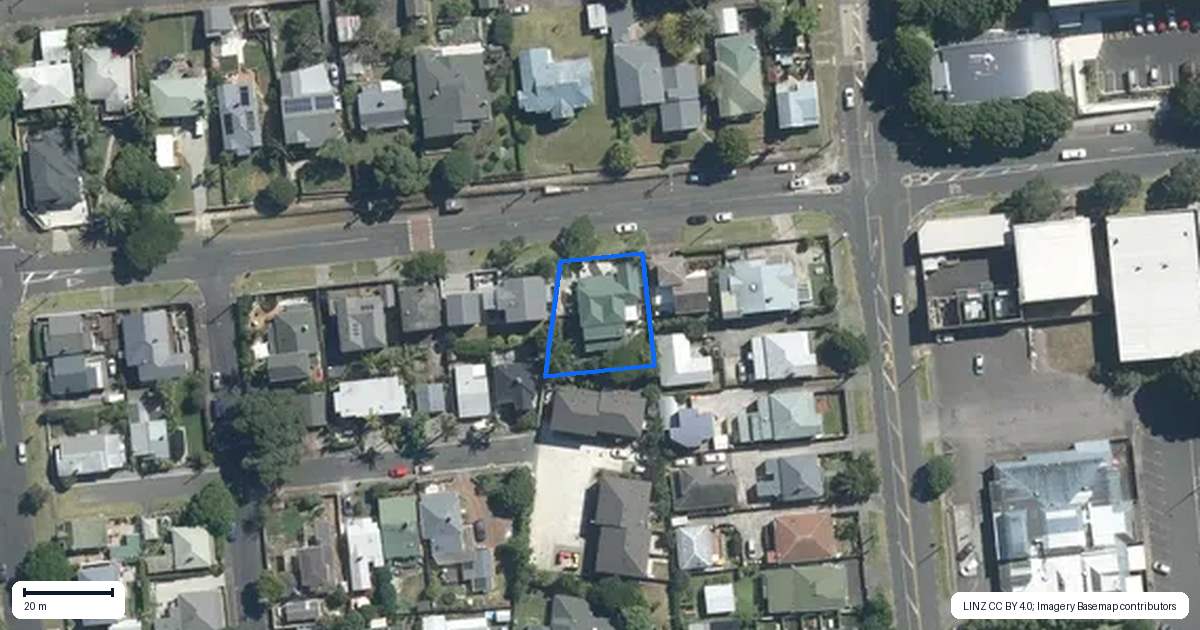 Property context map for 103 Arthur Street, Onehunga, Auckland