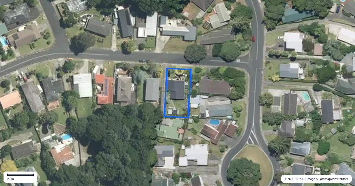 Property context map for 54 Collie Street, Hillpark, Auckland