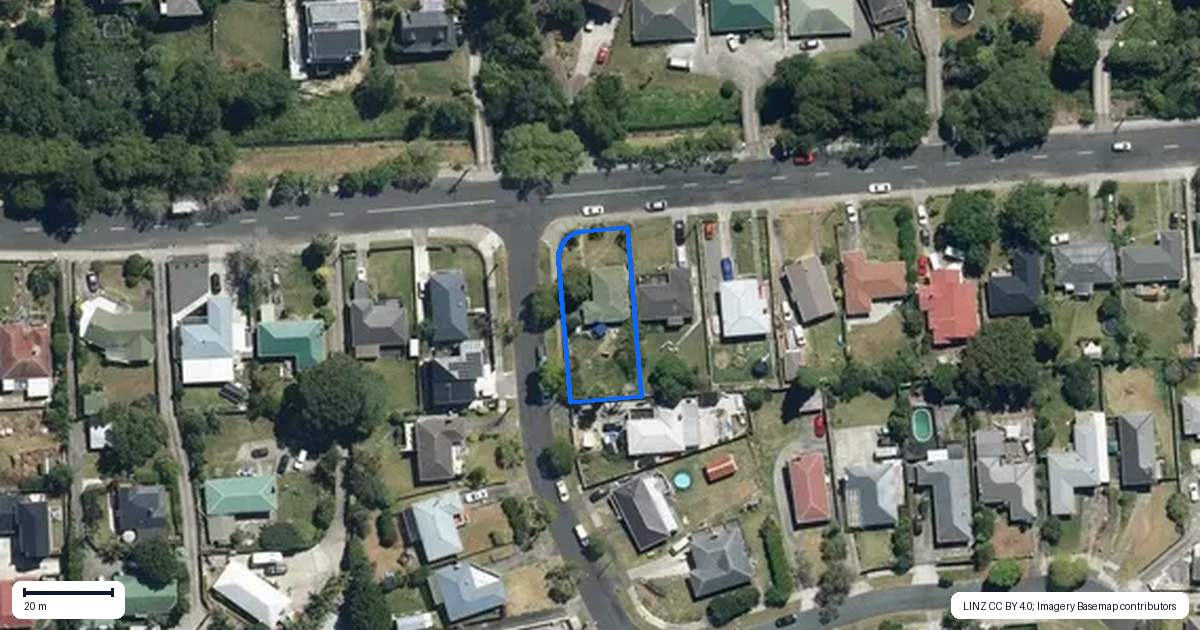 Property context map for 23 Dundale Avenue, Blockhouse Bay, Auckland