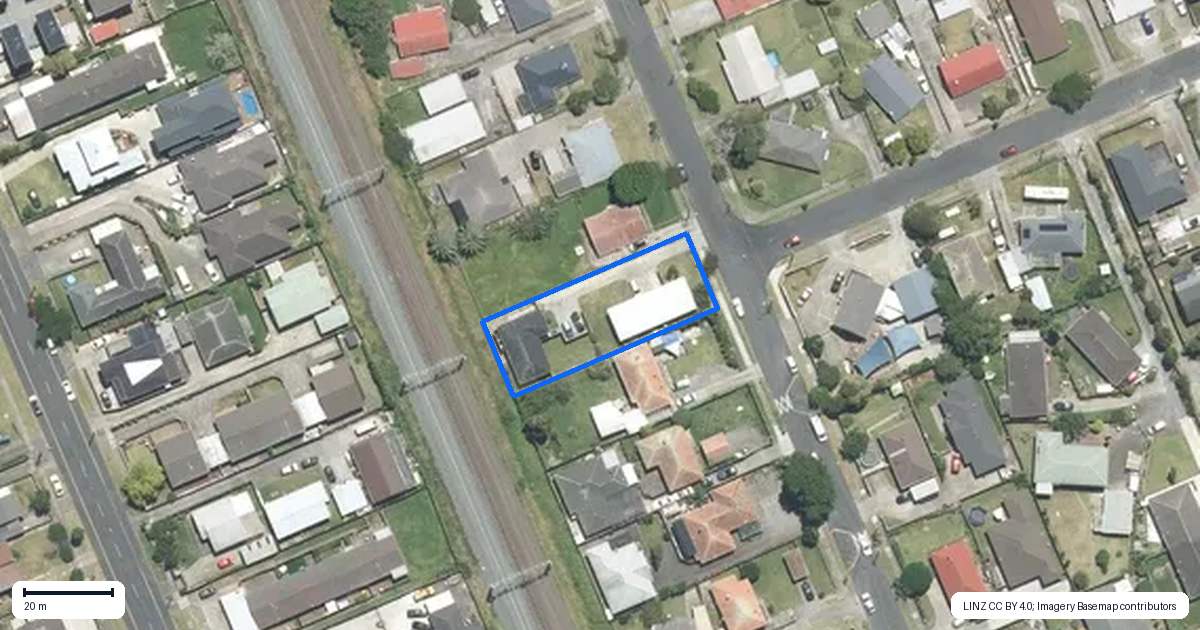 Property context map for 74 Cambridge Terrace, Papatoetoe, Auckland